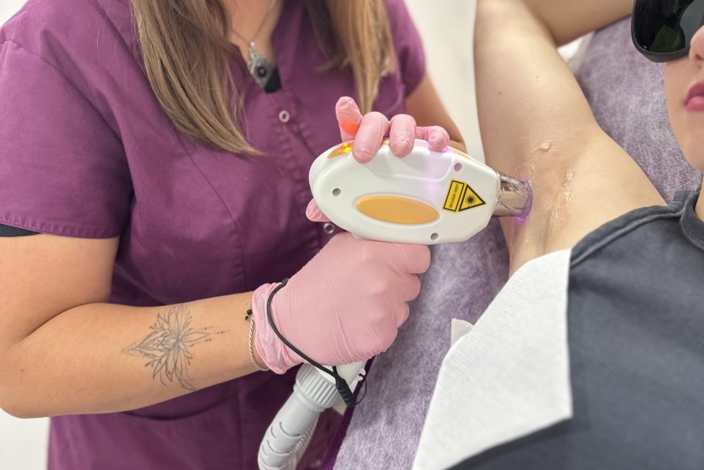 zabieg depilacji laserowej w Gdańsku